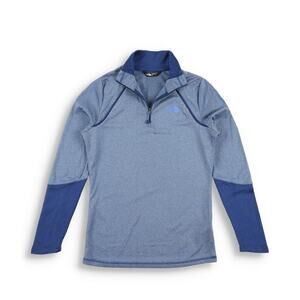 The North Face Colorblock 1/4 Zip Pullover‎ Women’s Large Blue Athleisure Hiking